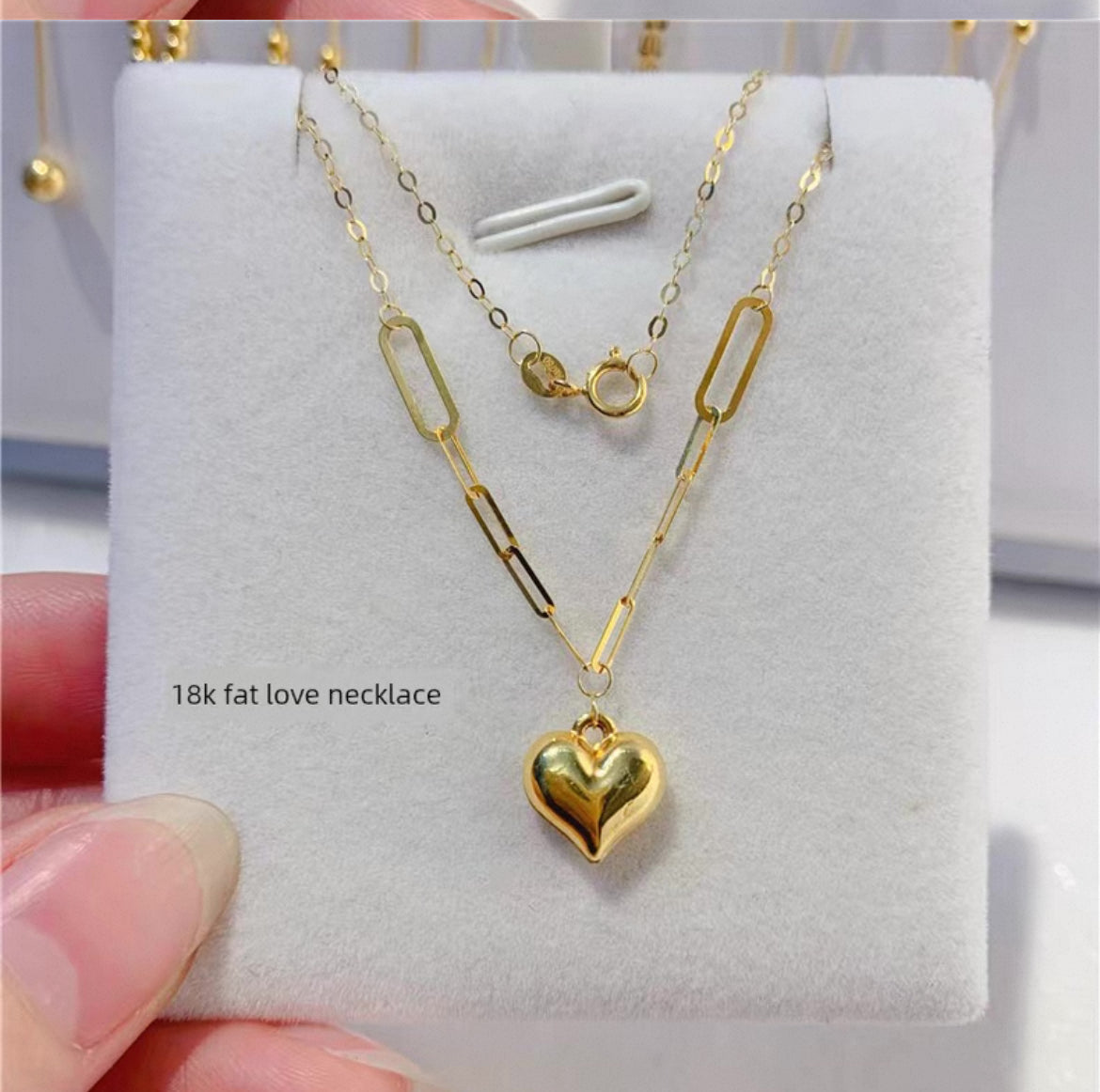 PRE ORDER ! REAL GOLD 18karat necklaces