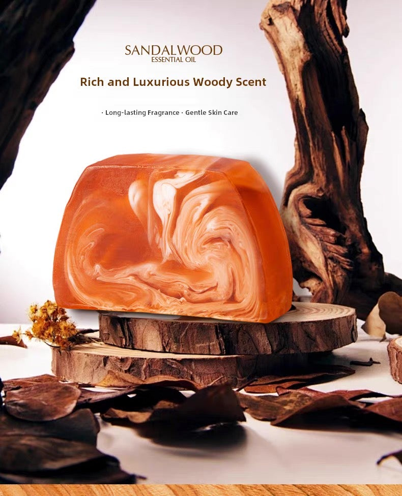 Authentic Indian Sandalwood Laoshan Essential Oil Soap Woody Fragrance