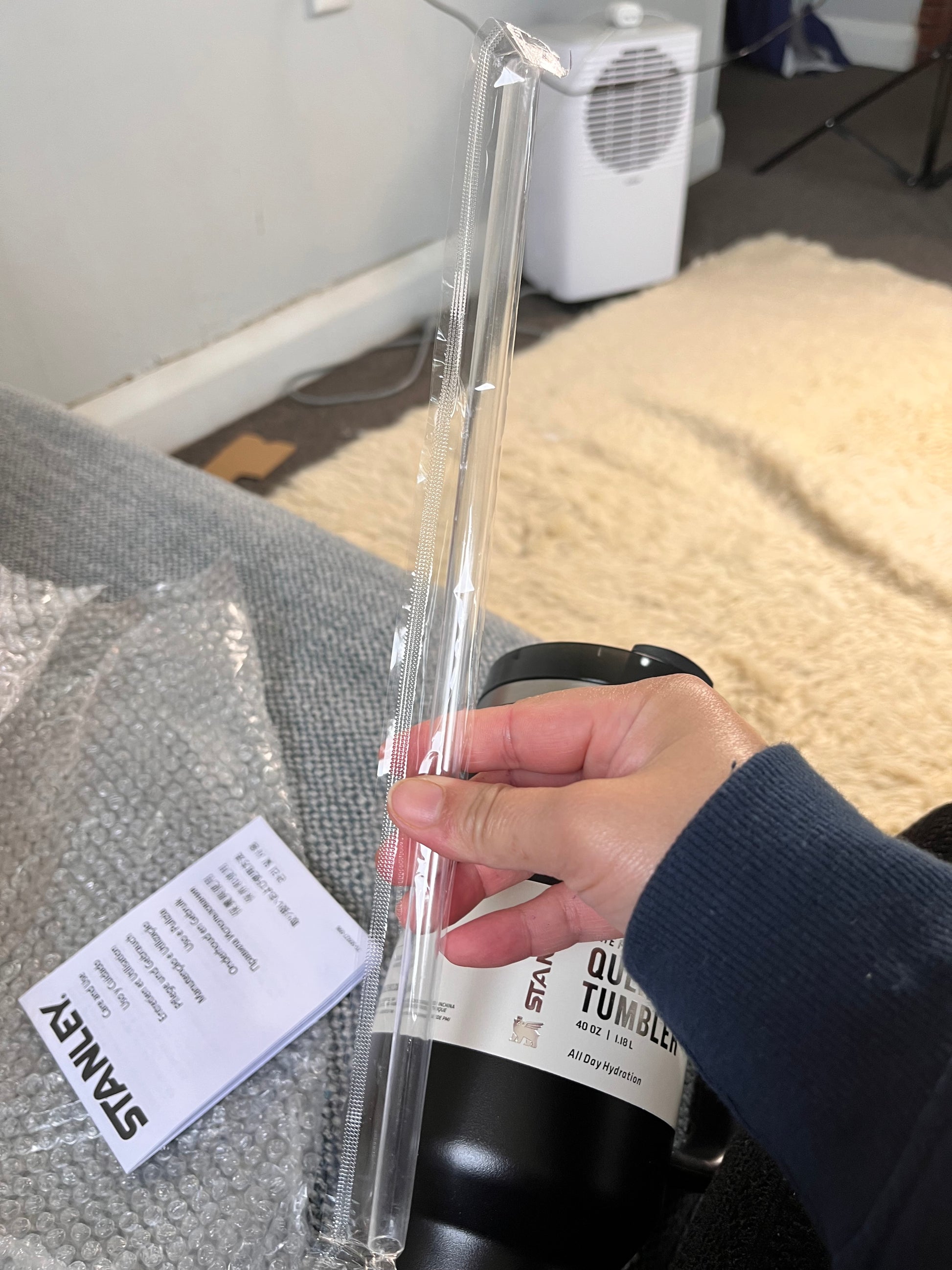 Stanley thumbler Cup with straw 1.18L