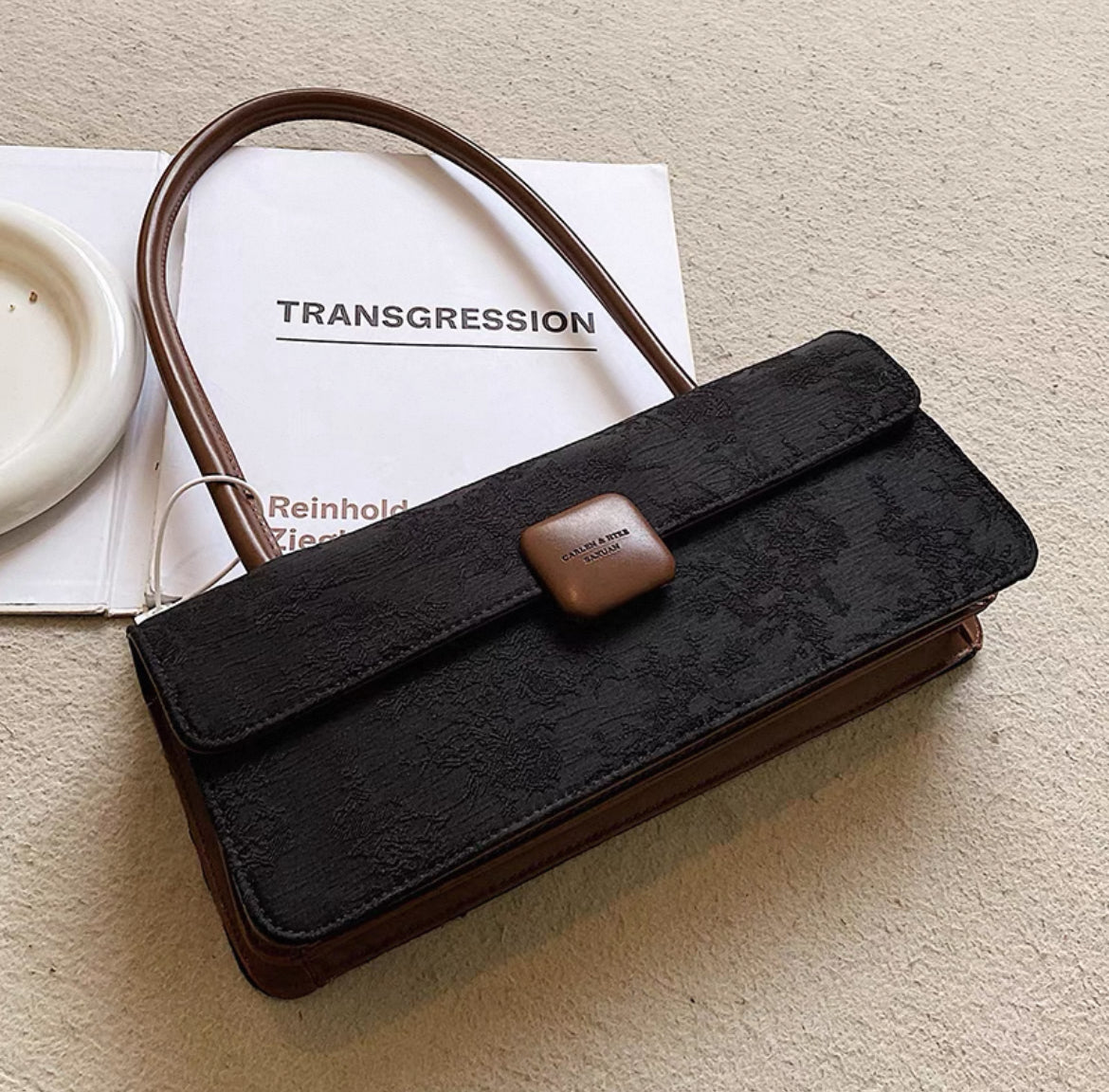 French Niche Bag for 2025 Hot Style Super Hot ,New High-End Satchel Small Square Bag Hot Style Armpit Baguette Bag