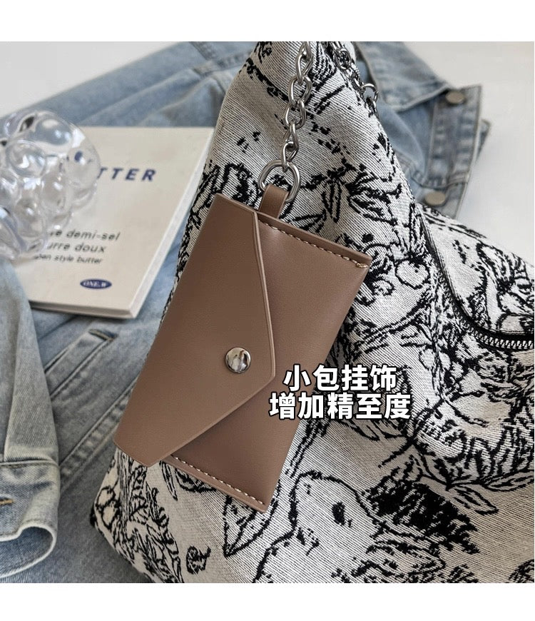 New Chinoiserie National Style Canvas Large Capacity bag