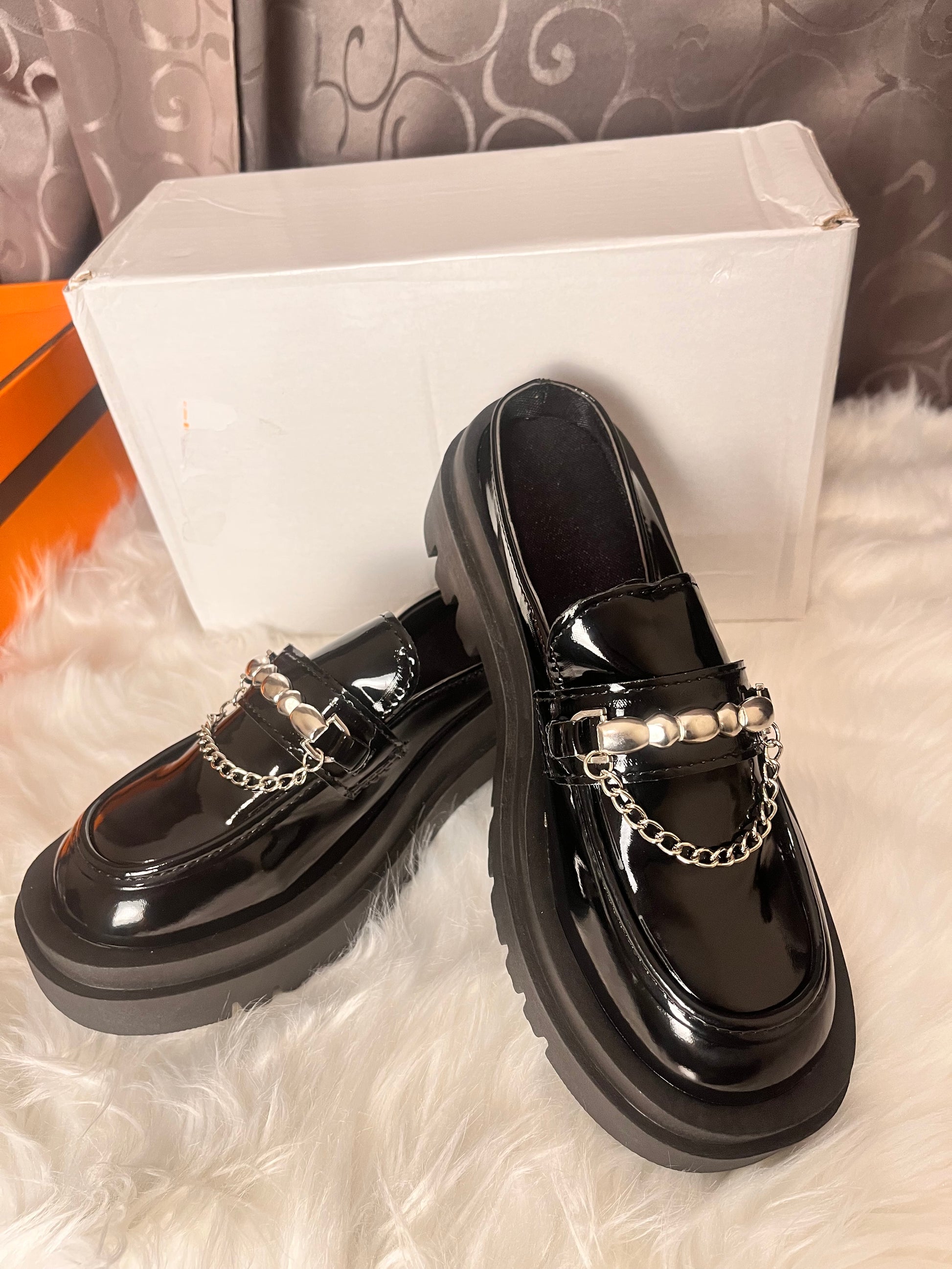 Fat Wide Fat Feet Baotou Half Slippers Women's Outer Wear Thick-Soled Sponge Cake Without Heel Lazy Slippers