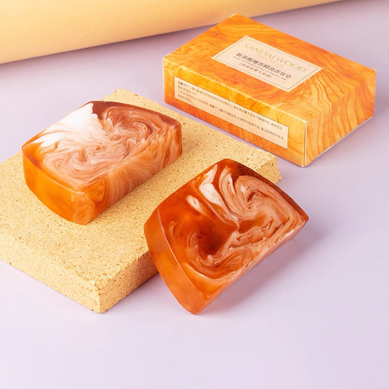 Authentic Indian Sandalwood Laoshan Essential Oil Soap Woody Fragrance