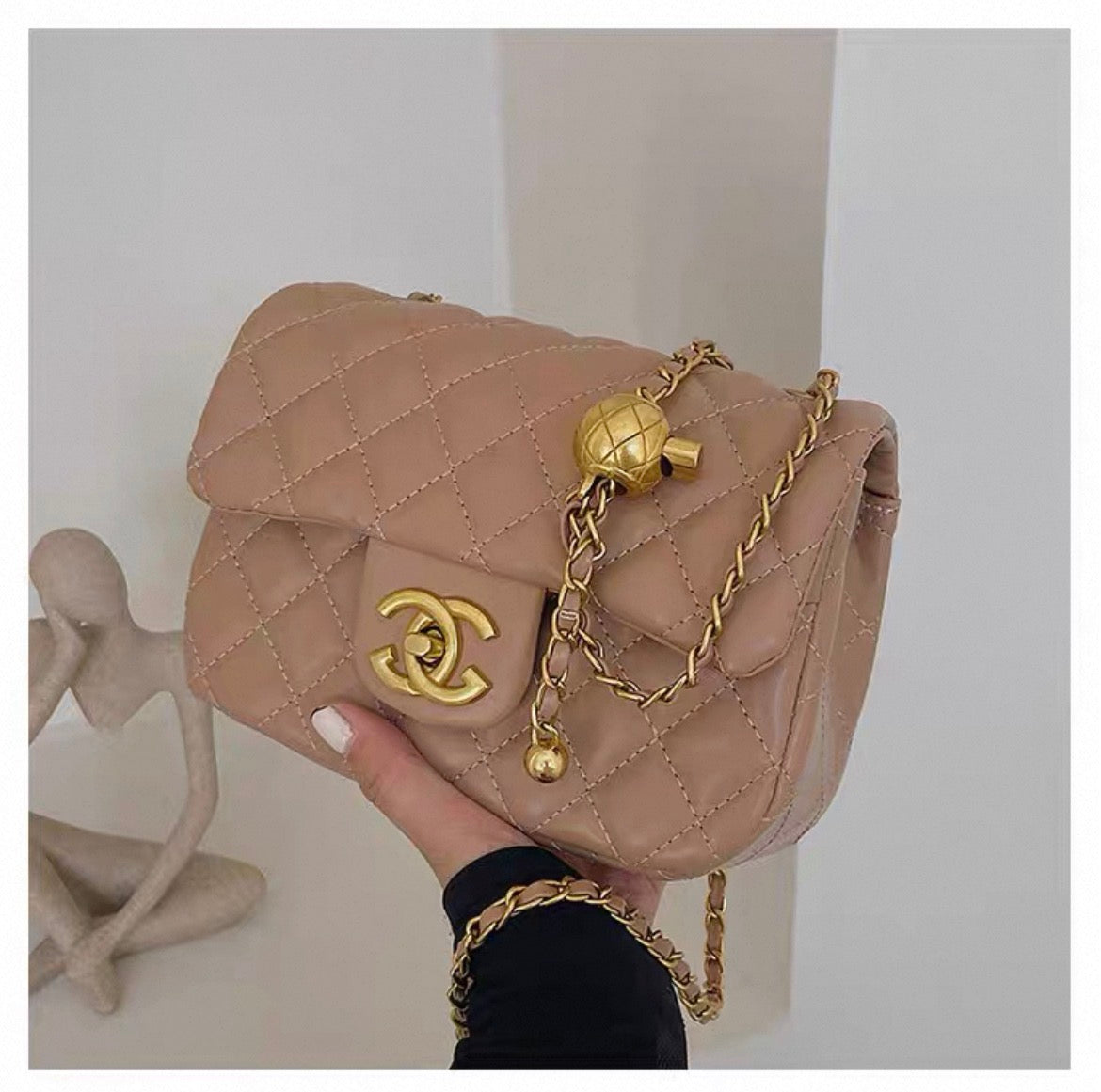 C mini quilted crossbody bag