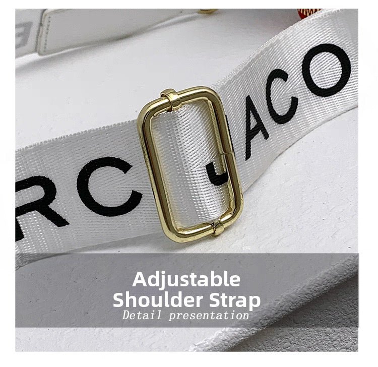 UNISEX Marc Jacob  Trendy Super Stylish One-Shoulder Cross-Body with coin purse Square type