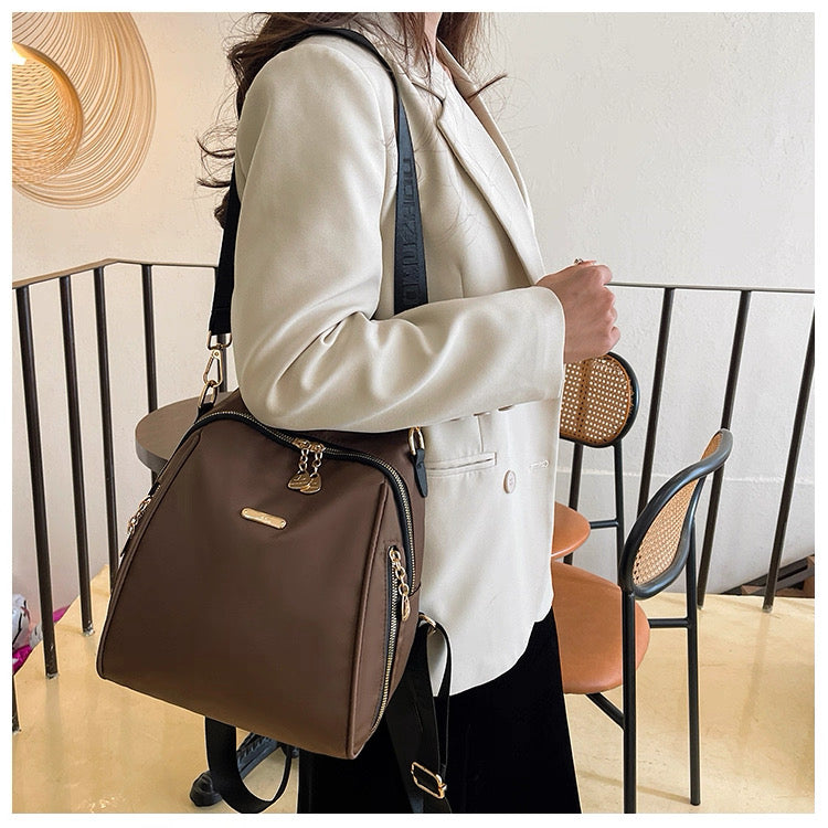 Bamboo style Waterproof Large Capacity Shoulder backpack Bag