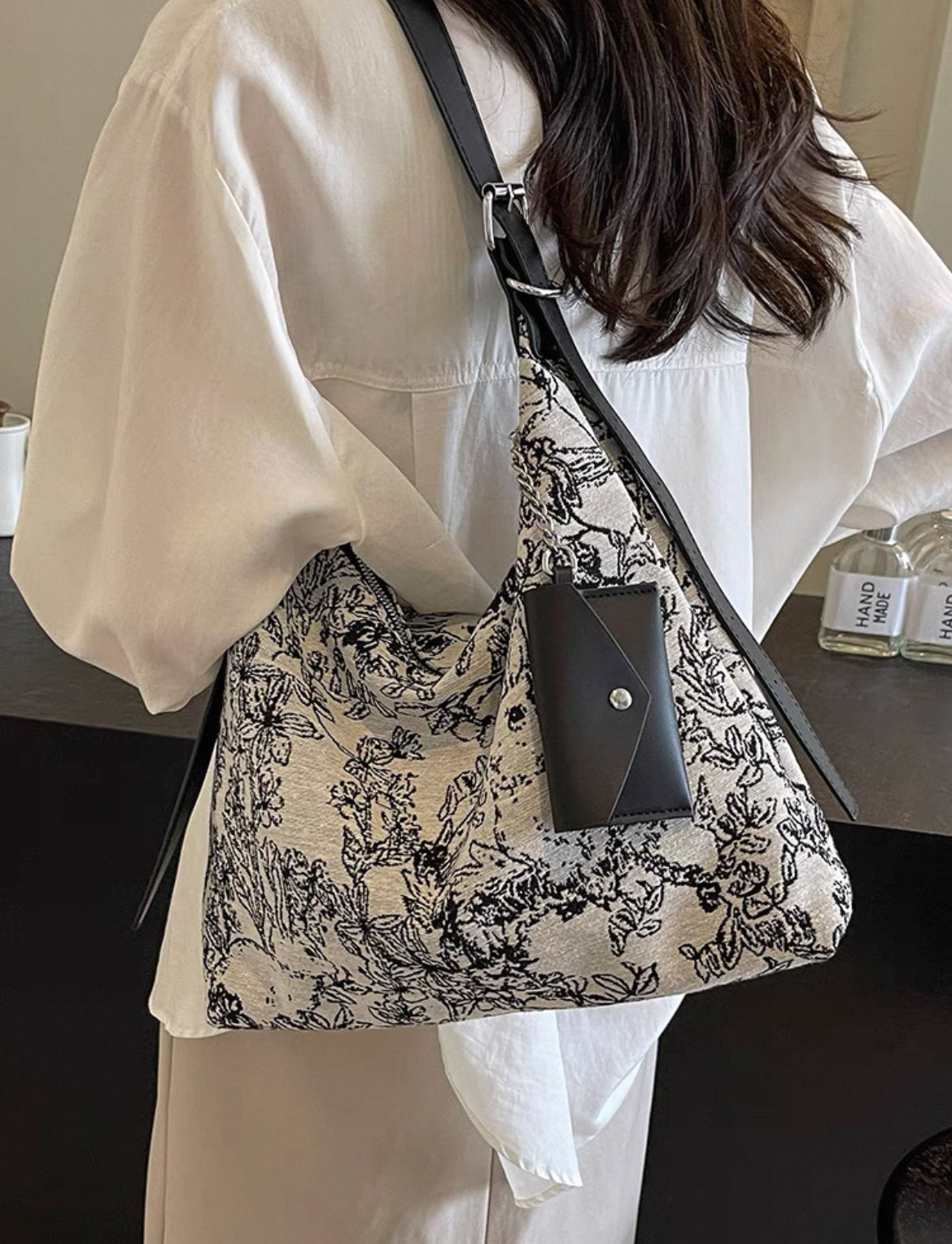 New Chinoiserie National Style Canvas Large Capacity bag