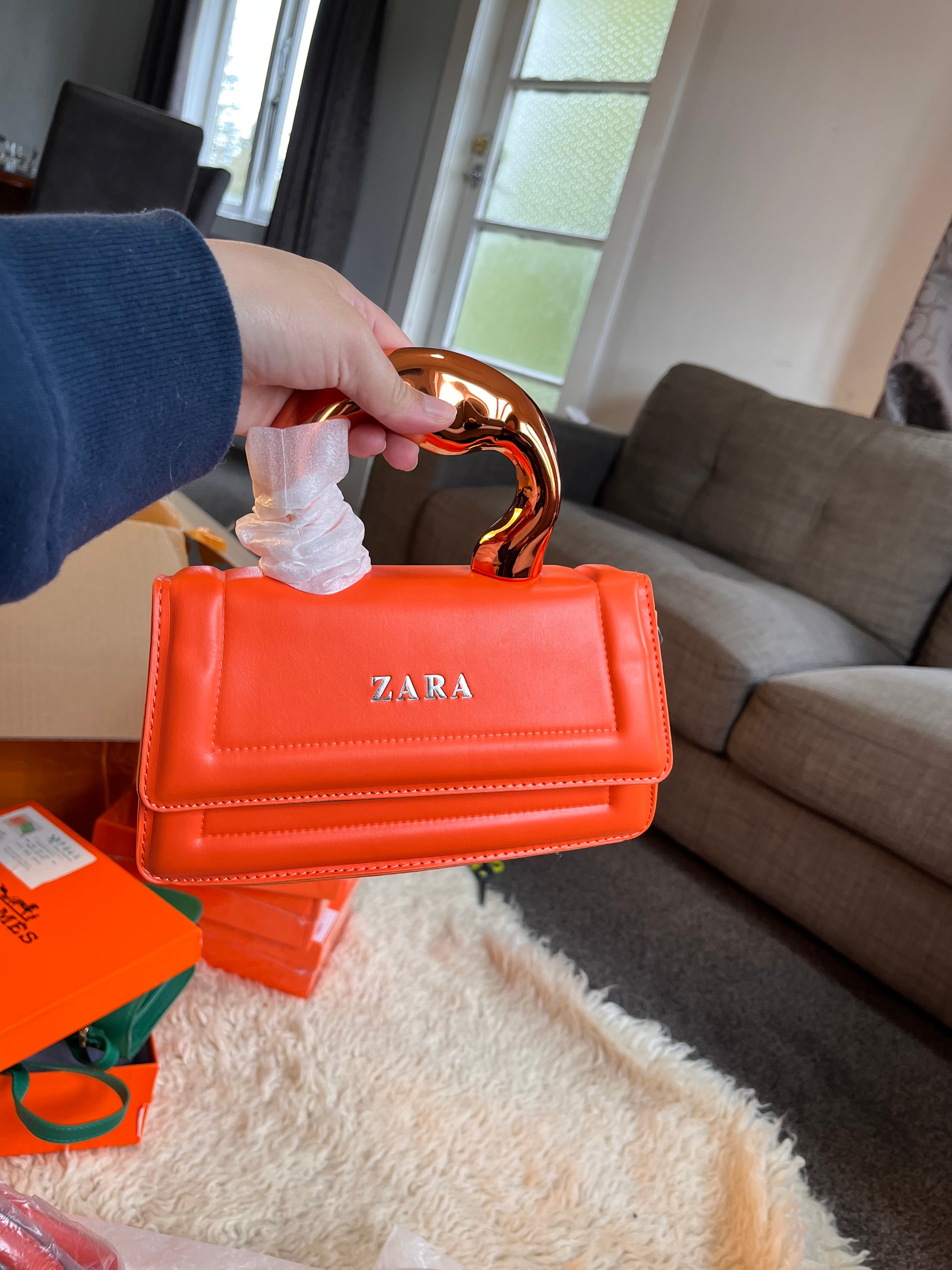 Zara elegant hand carry or crossbody