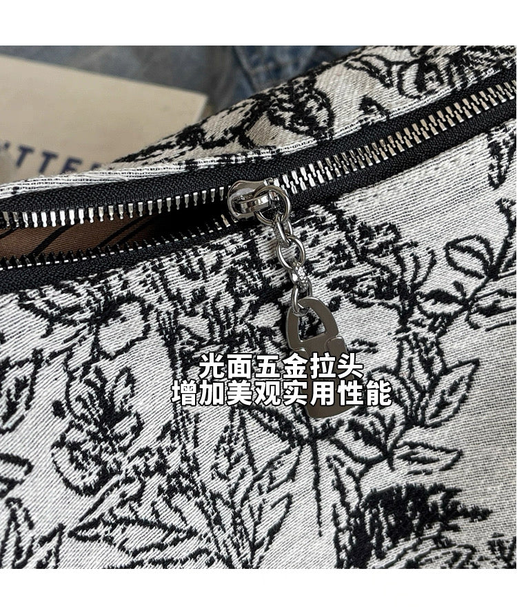 New Chinoiserie National Style Canvas Large Capacity bag