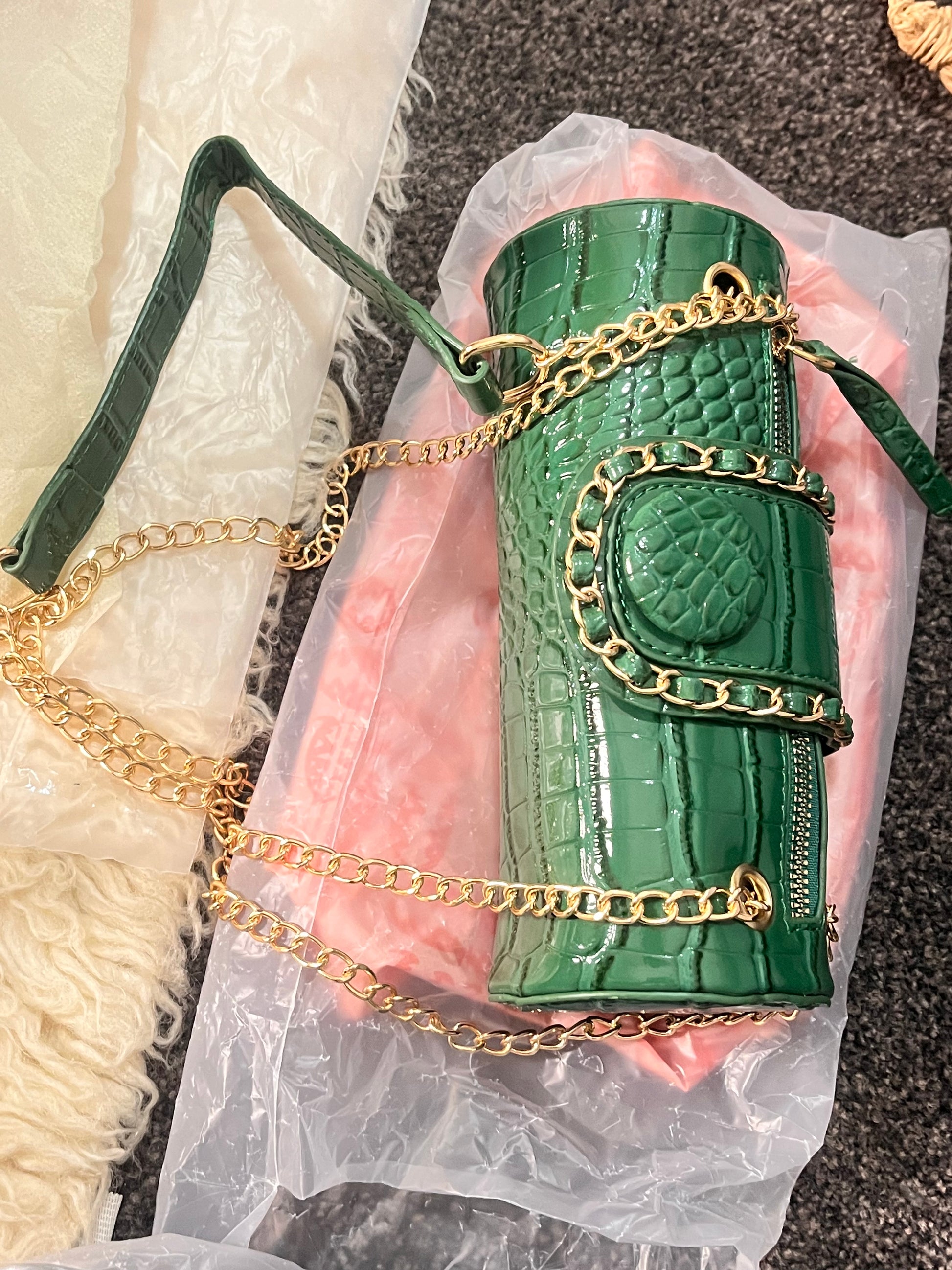 Small Women's New High-End Texture Chain Crossbody Bag