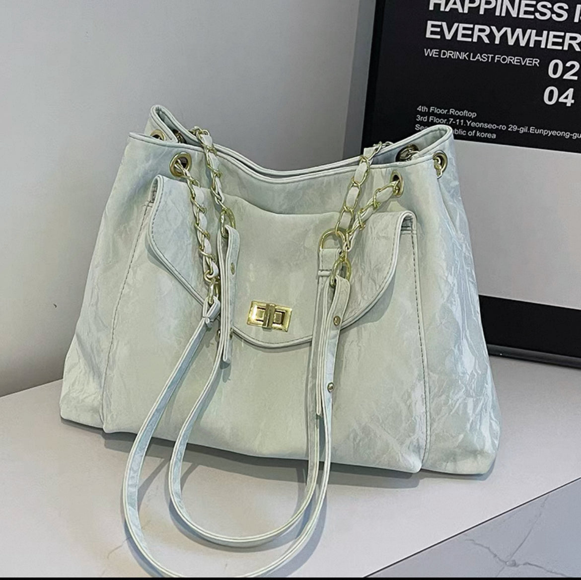 Tote bag large Capacity Autumn and Winter Can Be Crossbody Casual and Easiest for Matching in 2025