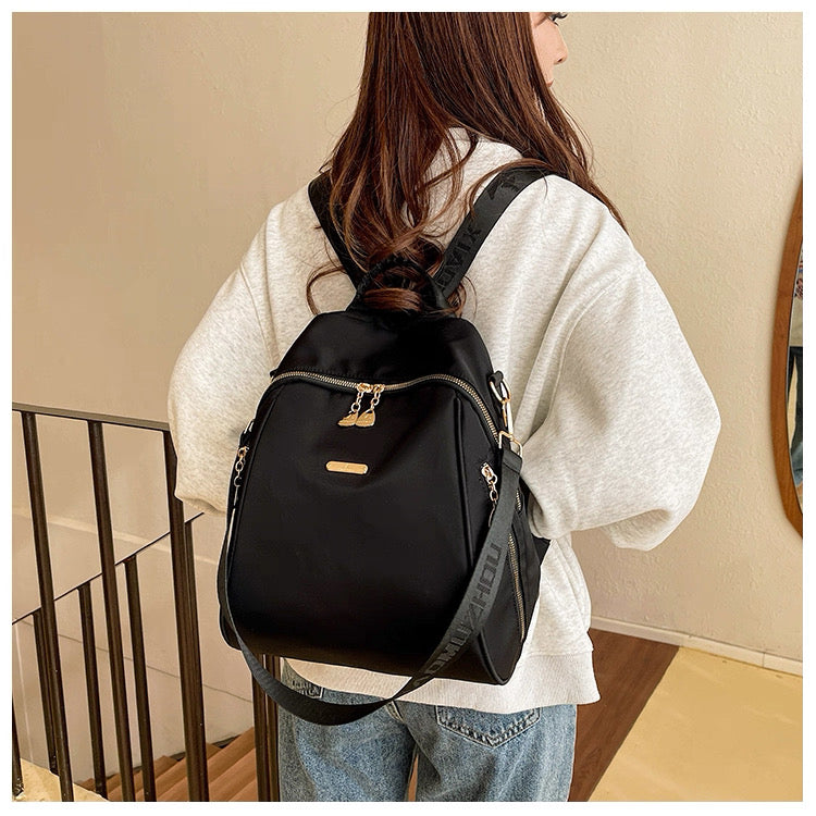 Bamboo style Waterproof Large Capacity Shoulder backpack Bag