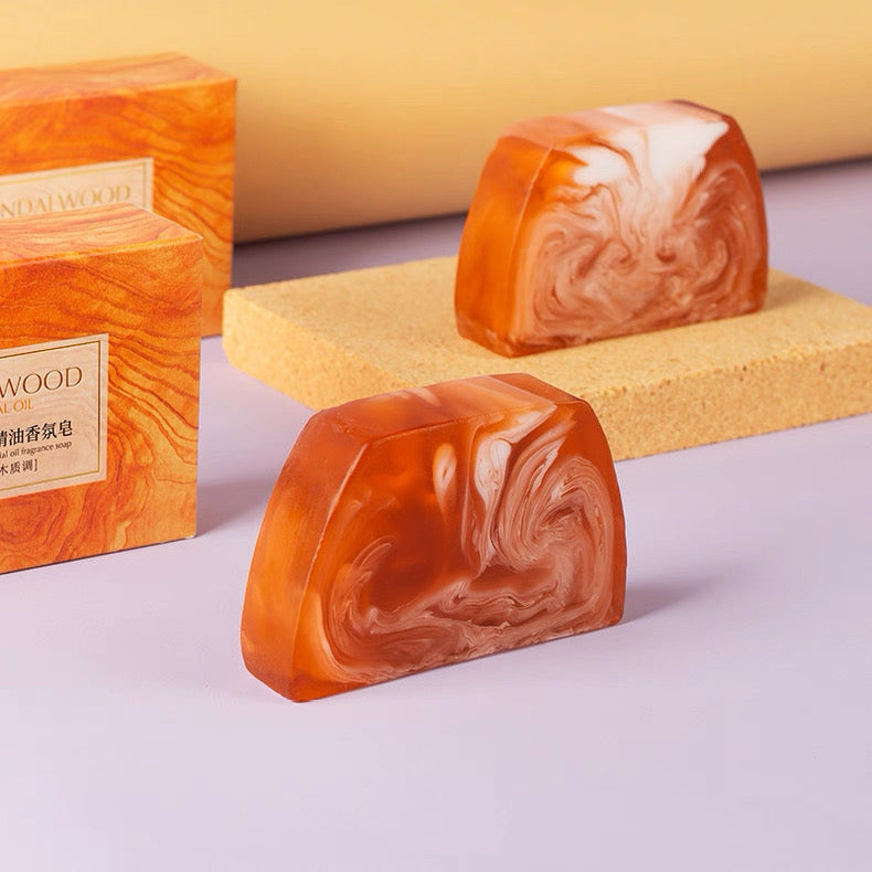 Authentic Indian Sandalwood Laoshan Essential Oil Soap Woody Fragrance