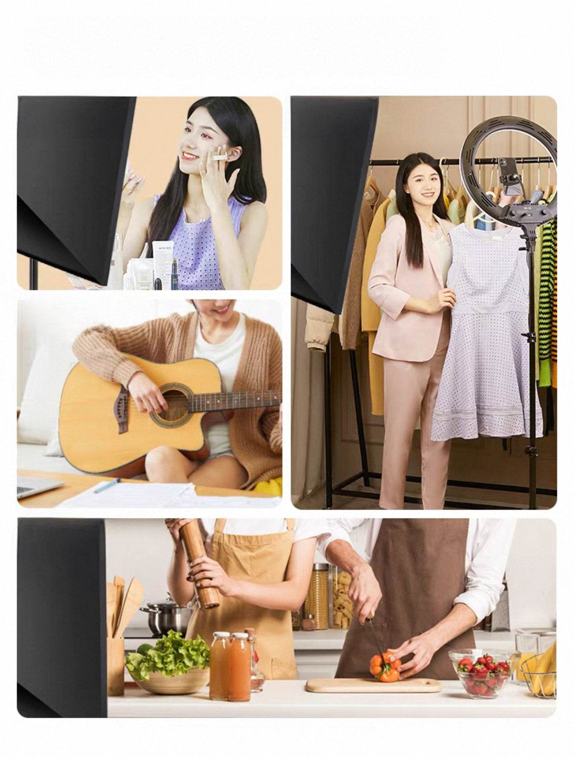 Professional Live Broadcast Lighting Fill Light Three-Color shooting light