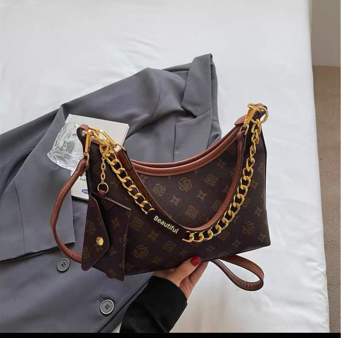 LV hobo shoulder crossbody bag