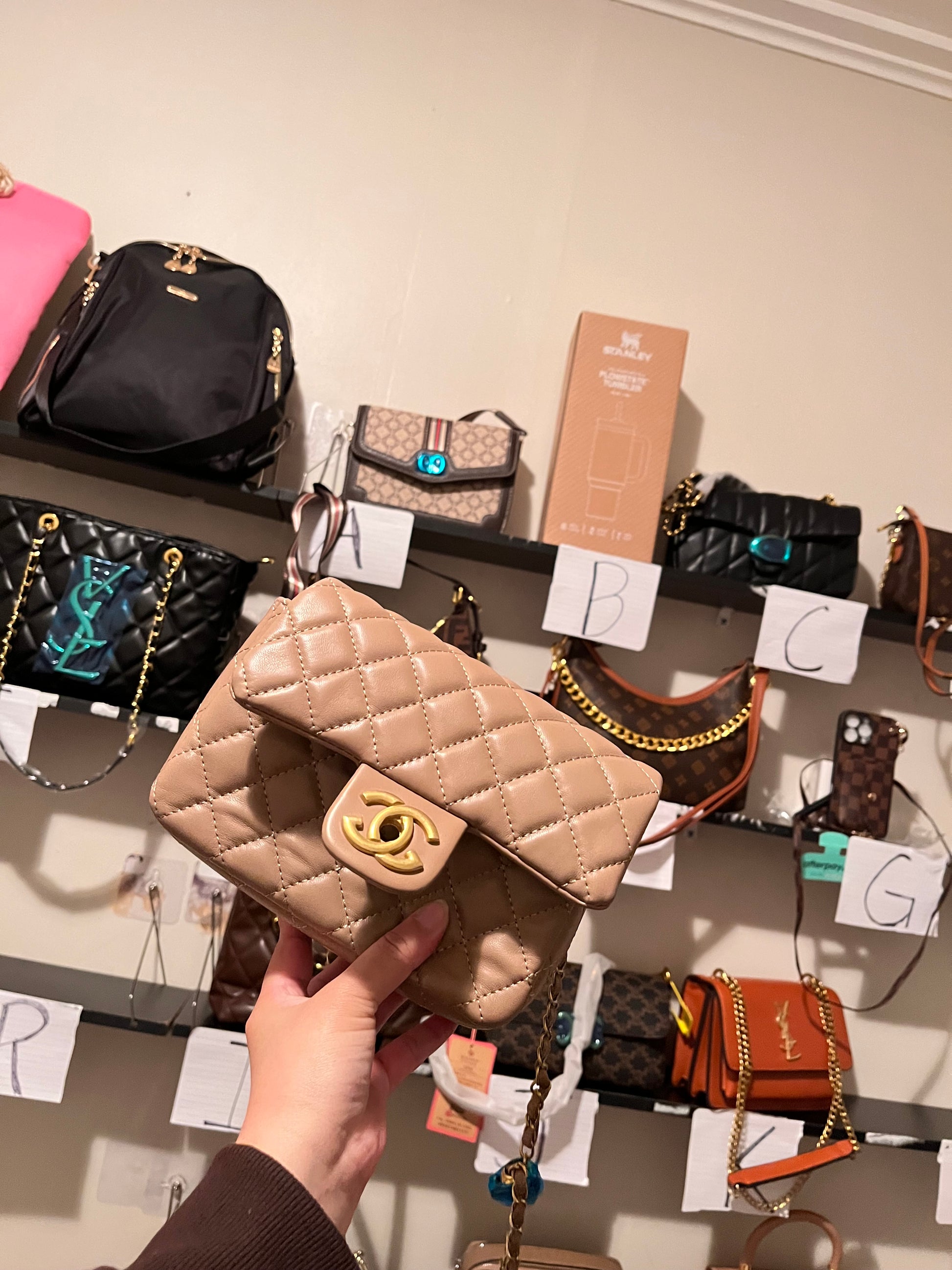 Chanel mini quilted flap bag