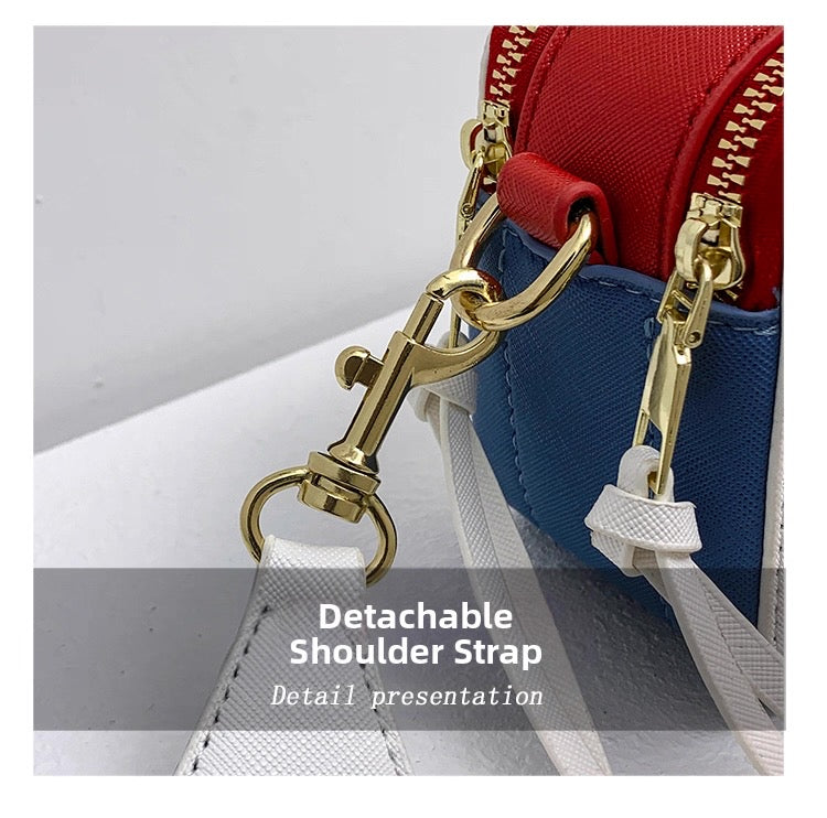 UNISEX Marc Jacob  Trendy Super Stylish One-Shoulder Cross-Body with coin purse Square type