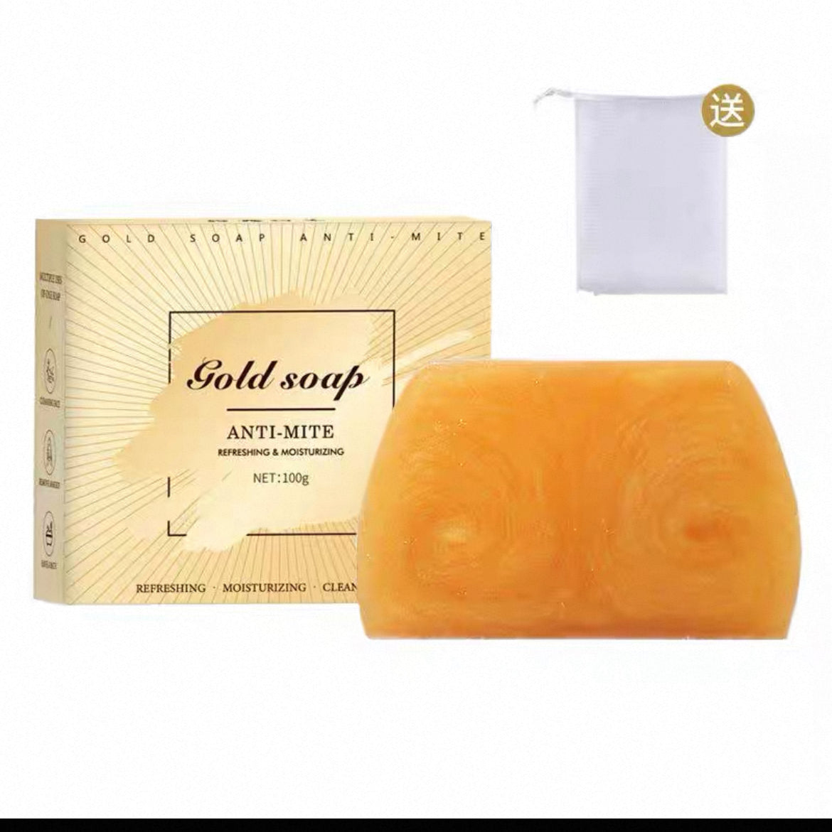 Woman’s Perfume Gold oil Soap