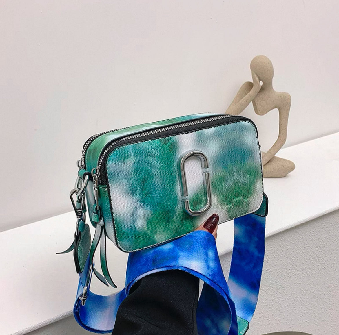 Marc Jacob  Trendy Super Stylish One-Shoulder Cross-Body Small Square Multi-Color Square Bag