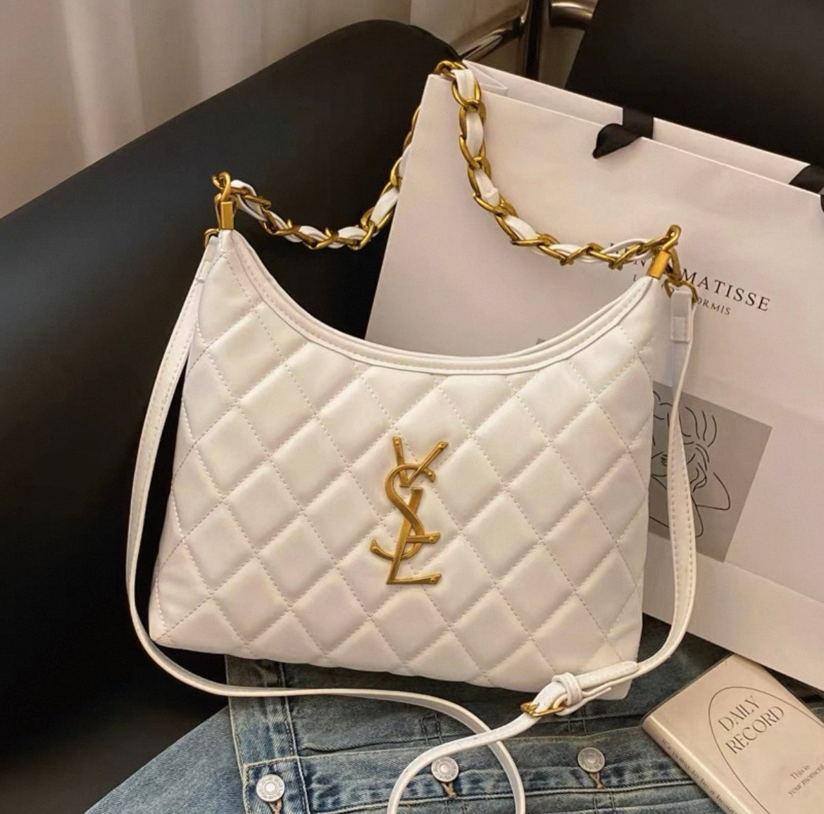 Y shoulder tote crossbody shoulder bag