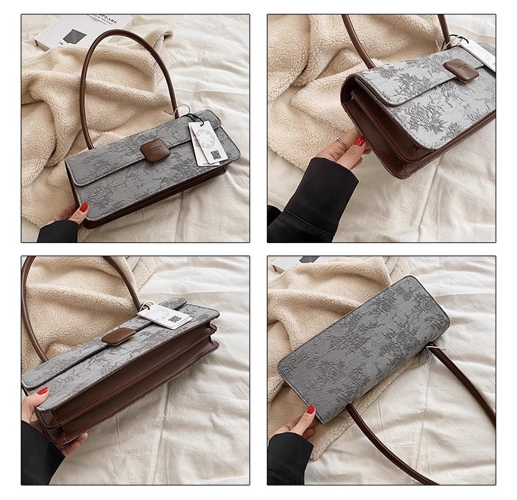 French Niche Bag for 2025 Hot Style Super Hot ,New High-End Satchel Small Square Bag Hot Style Armpit Baguette Bag