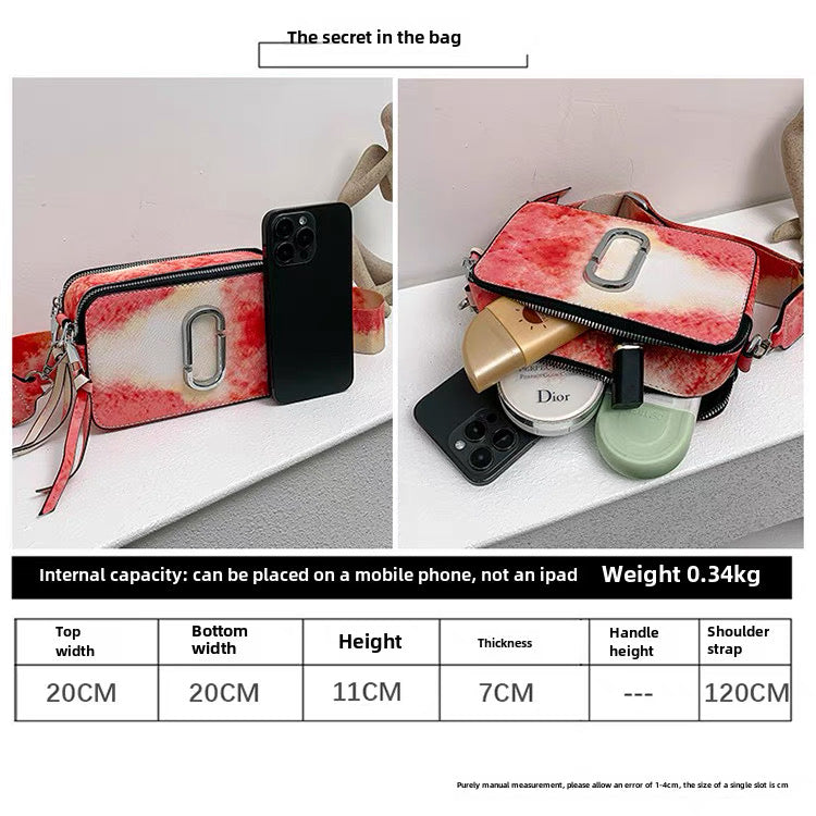 Marc Jacob  Trendy Super Stylish One-Shoulder Cross-Body Small Square Multi-Color Square Bag