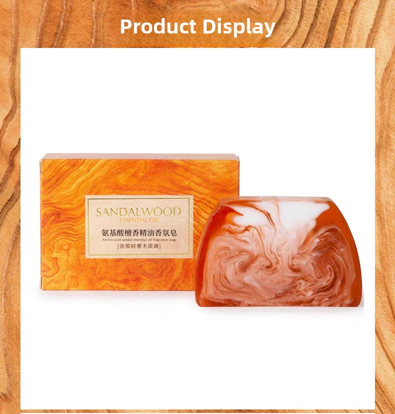 Authentic Indian Sandalwood Laoshan Essential Oil Soap Woody Fragrance