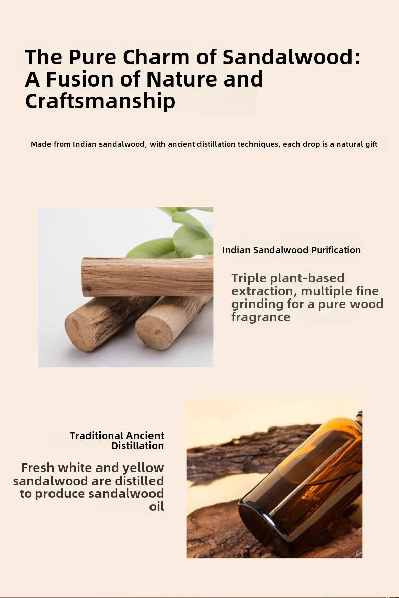 Authentic Indian Sandalwood Laoshan Essential Oil Soap Woody Fragrance