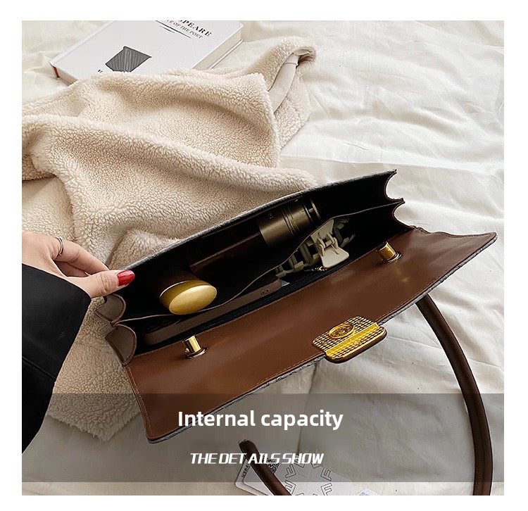 French Niche Bag for 2025 Hot Style Super Hot ,New High-End Satchel Small Square Bag Hot Style Armpit Baguette Bag