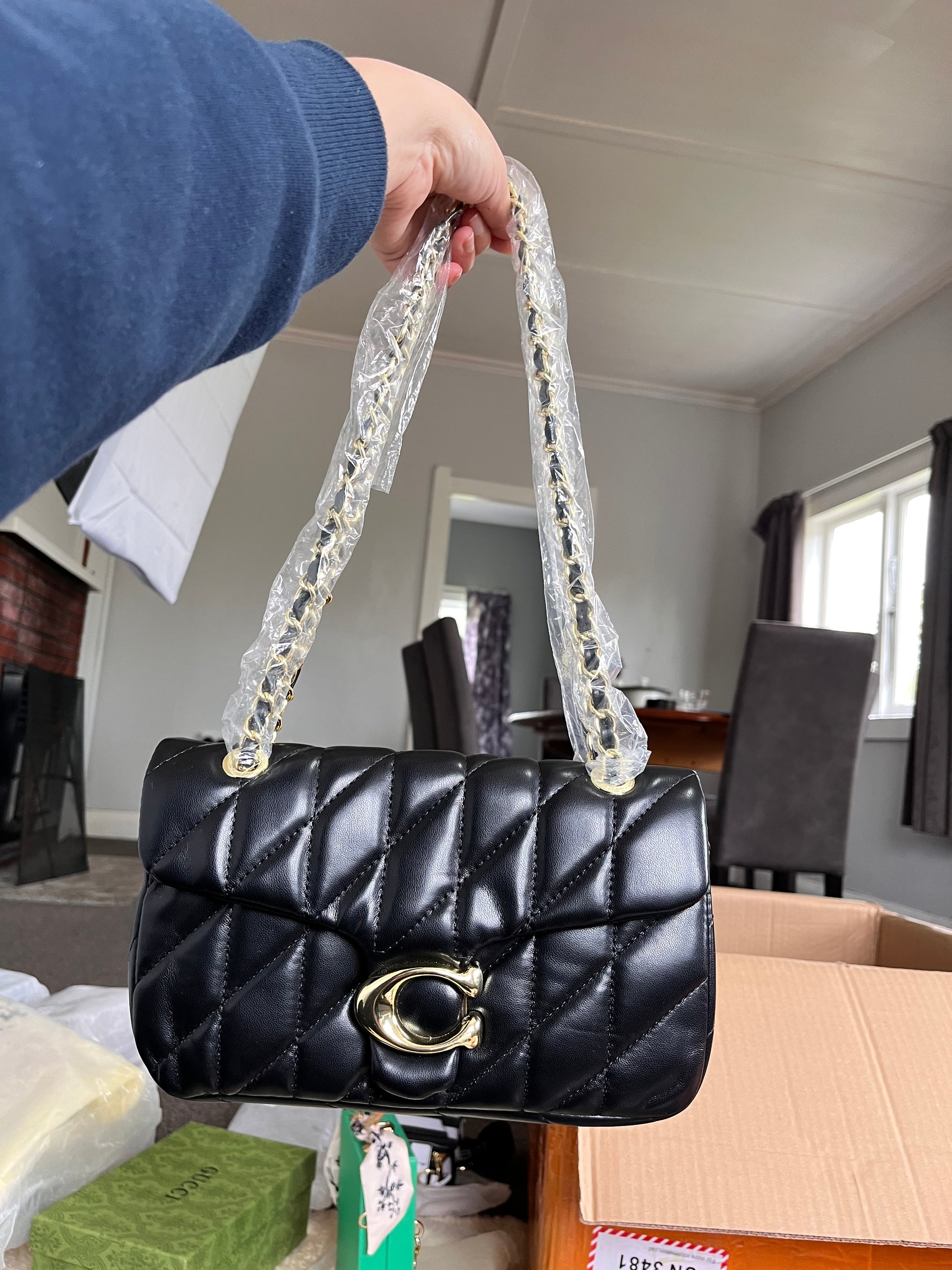 Coach soft leather crossbody and shoulder bag