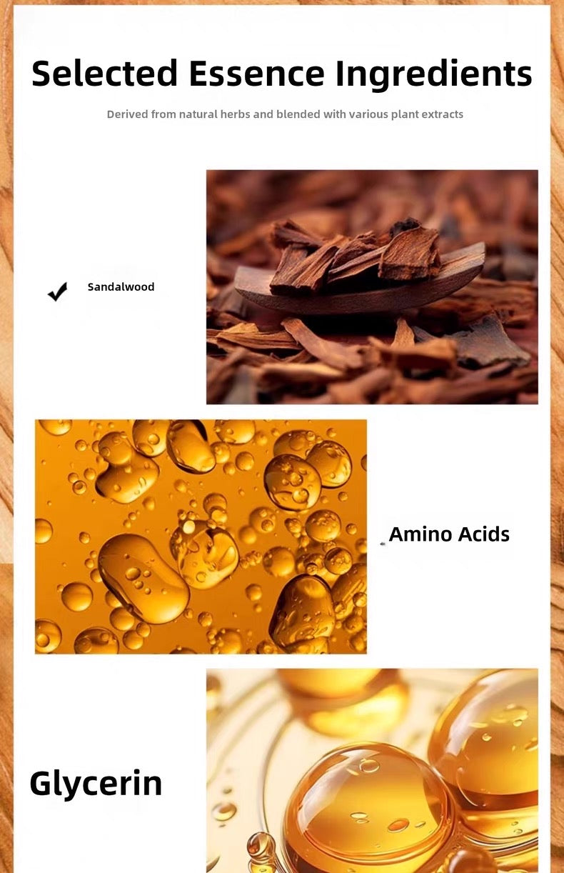 Authentic Indian Sandalwood Laoshan Essential Oil Soap Woody Fragrance