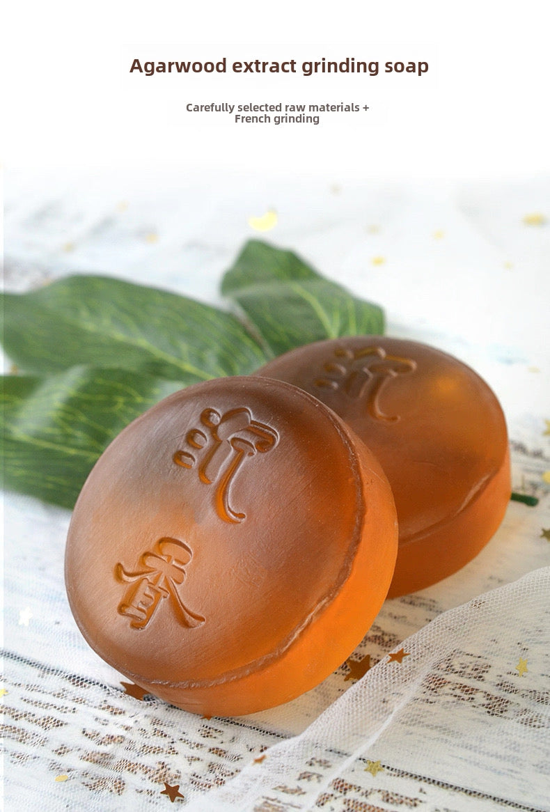 Authentic natural Agarwood Essential Oil soap