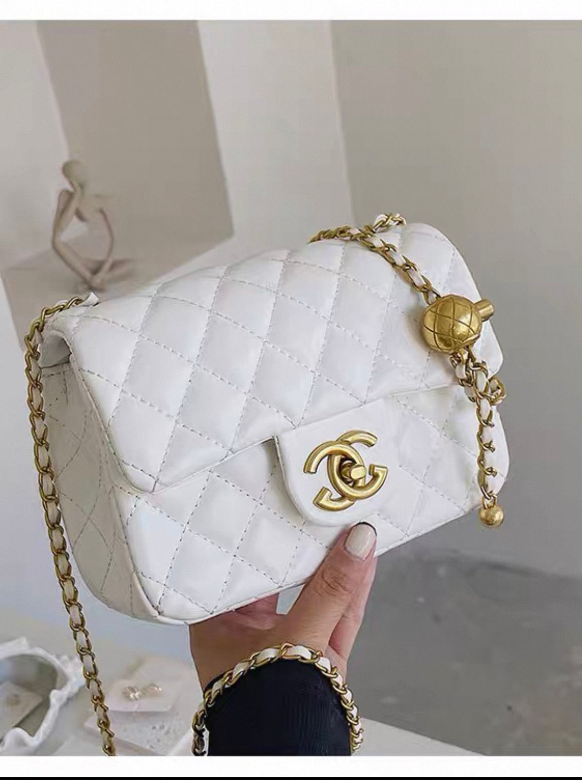 Chanel mini quilted flap bag