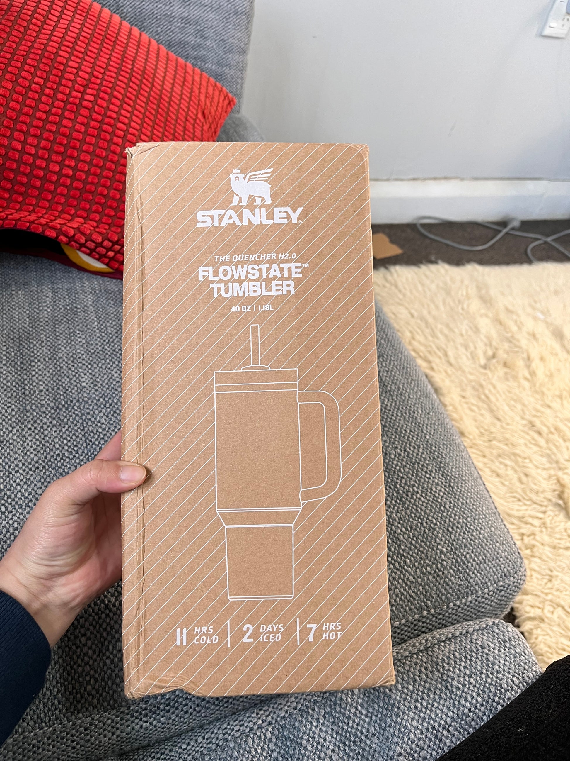 Stanley thumbler Cup with straw 1.18L