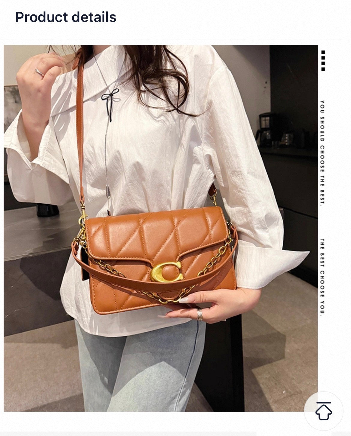 Pre order Coach versatile shoulder crossbody bag