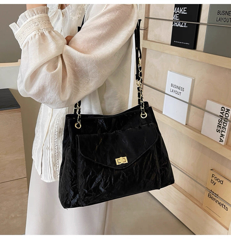 Tote bag large Capacity Autumn and Winter Can Be Crossbody Casual and Easiest for Matching in 2025