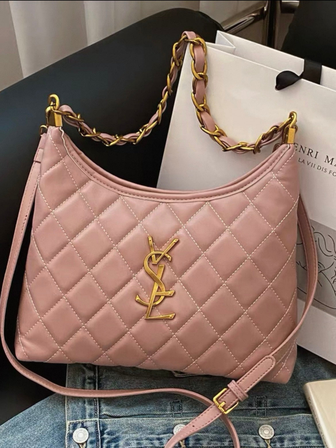 Y shoulder tote crossbody shoulder bag