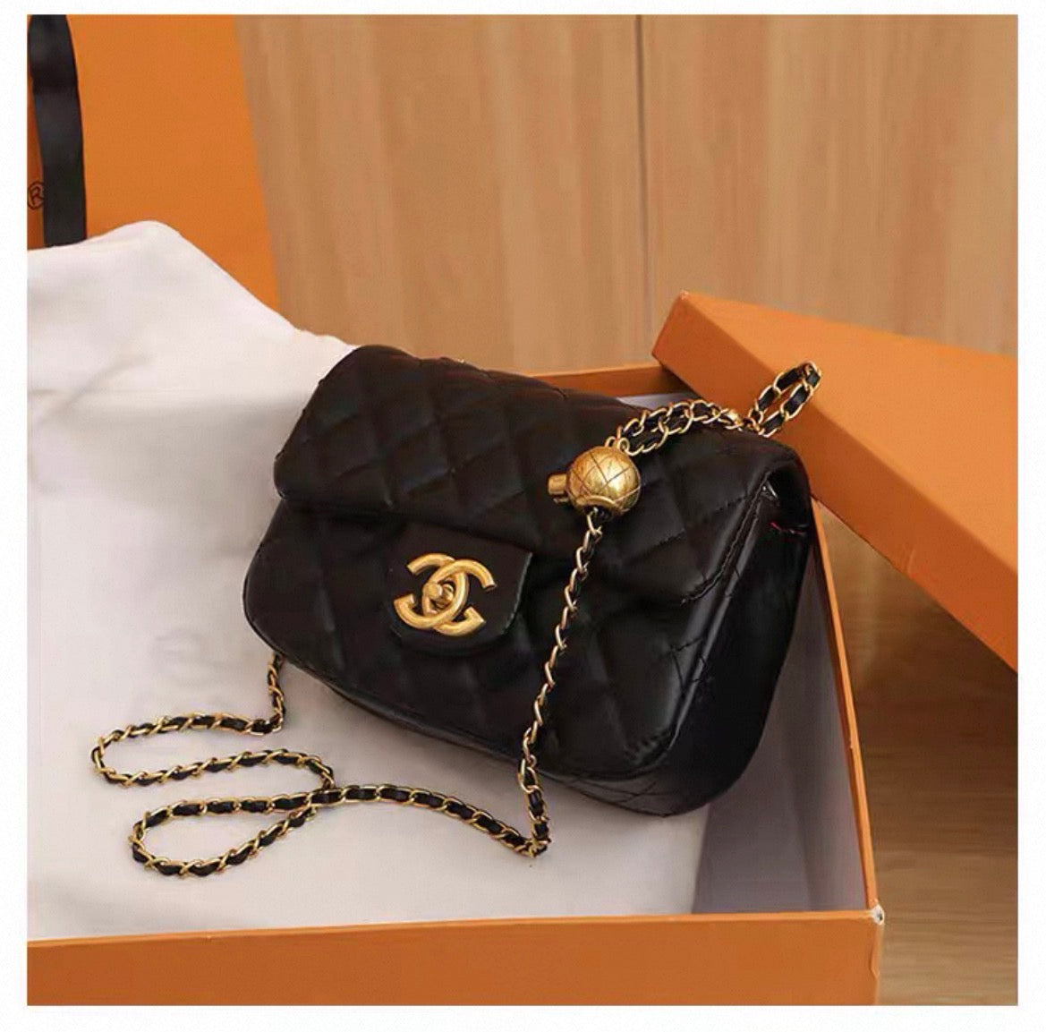 C mini quilted crossbody bag