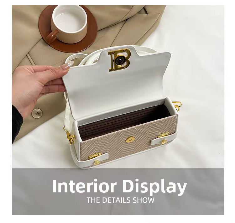 Balmain B-buzz Crossbody Versatile Commuter Box Bag .