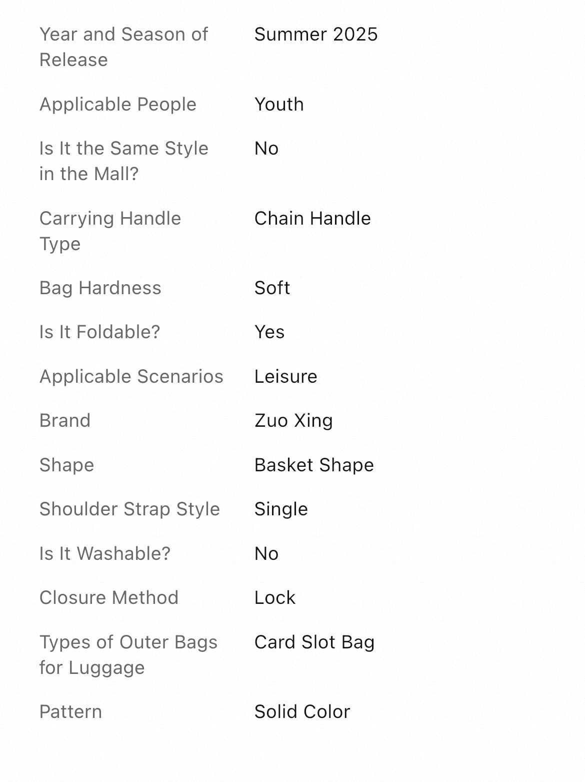 C brand shoulder bag