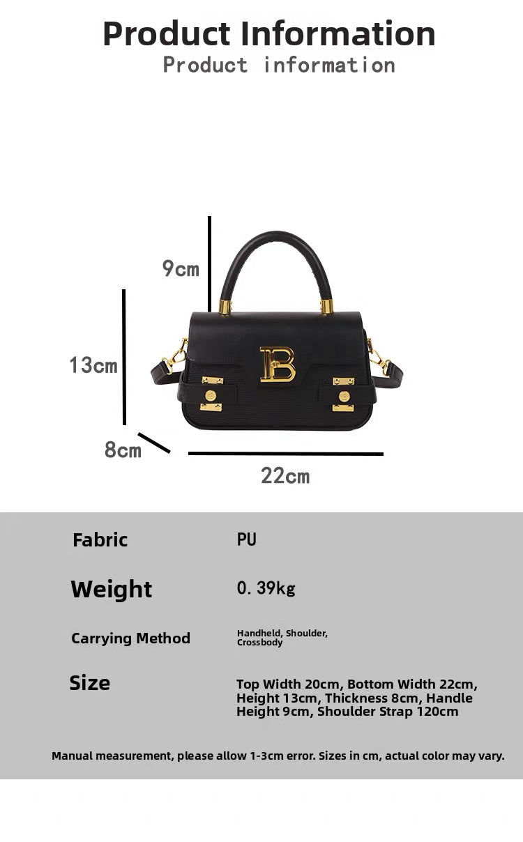 Balmain B-buzz Crossbody Versatile Commuter Box Bag .