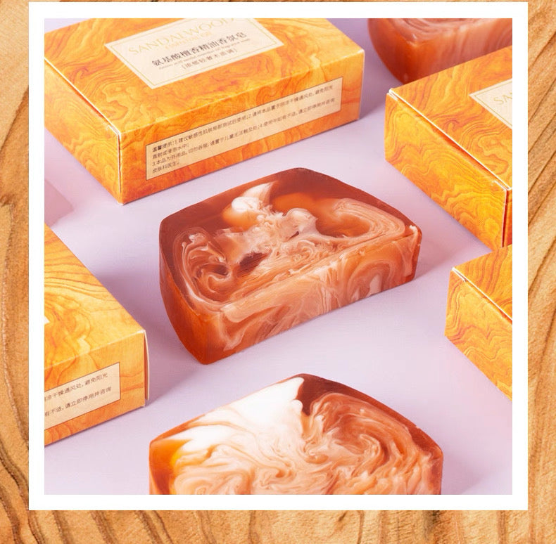 Authentic Indian Sandalwood Laoshan Essential Oil Soap Woody Fragrance