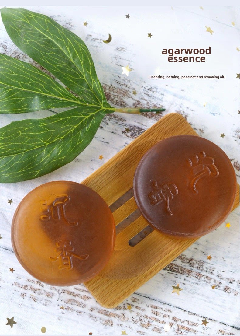 Authentic natural Agarwood Essential Oil soap