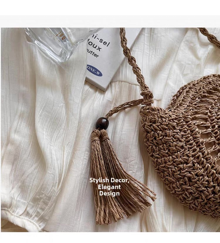 Niche Design Woven Straw Bag