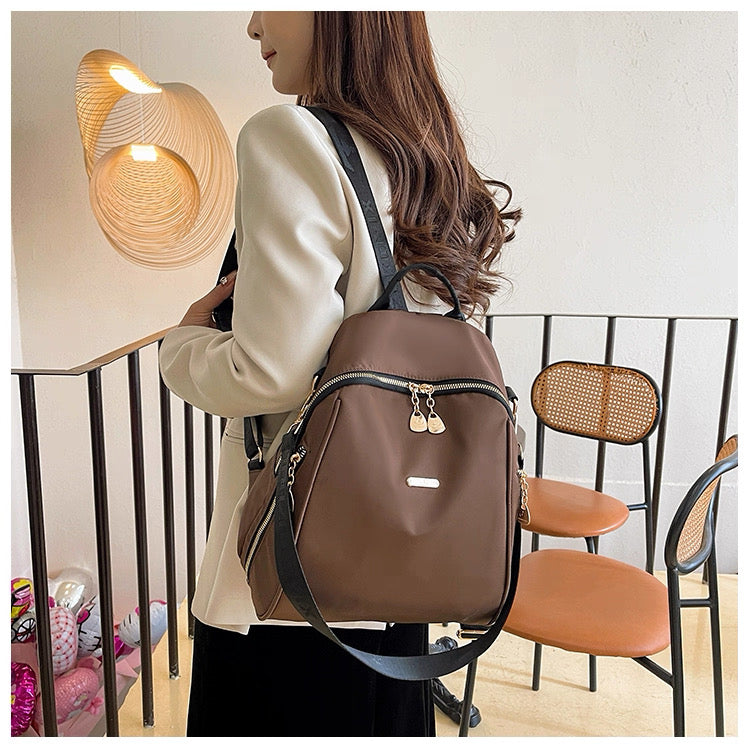 Bamboo style Waterproof Large Capacity Shoulder backpack Bag