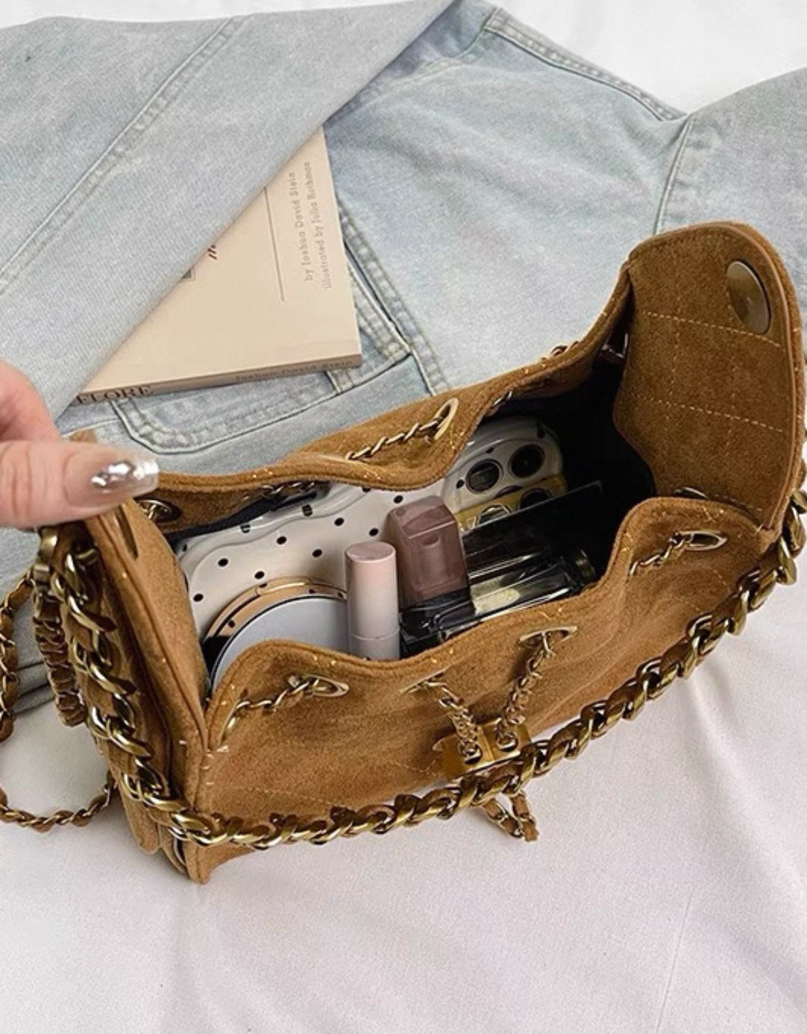 PRE ORDER, DUPE CROSSBODY MATTE LEATHER