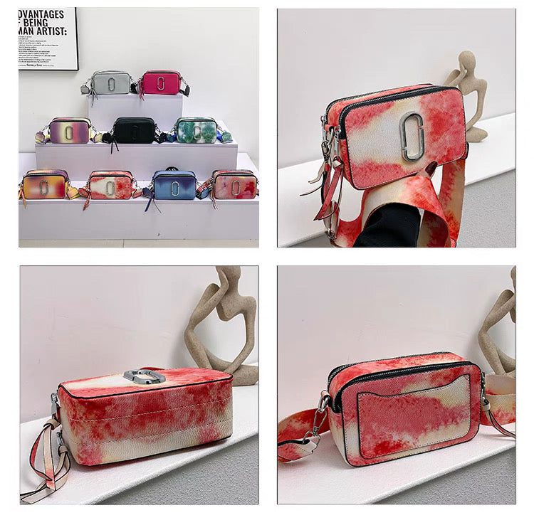 Marc Jacob  Trendy Super Stylish One-Shoulder Cross-Body Small Square Multi-Color Square Bag