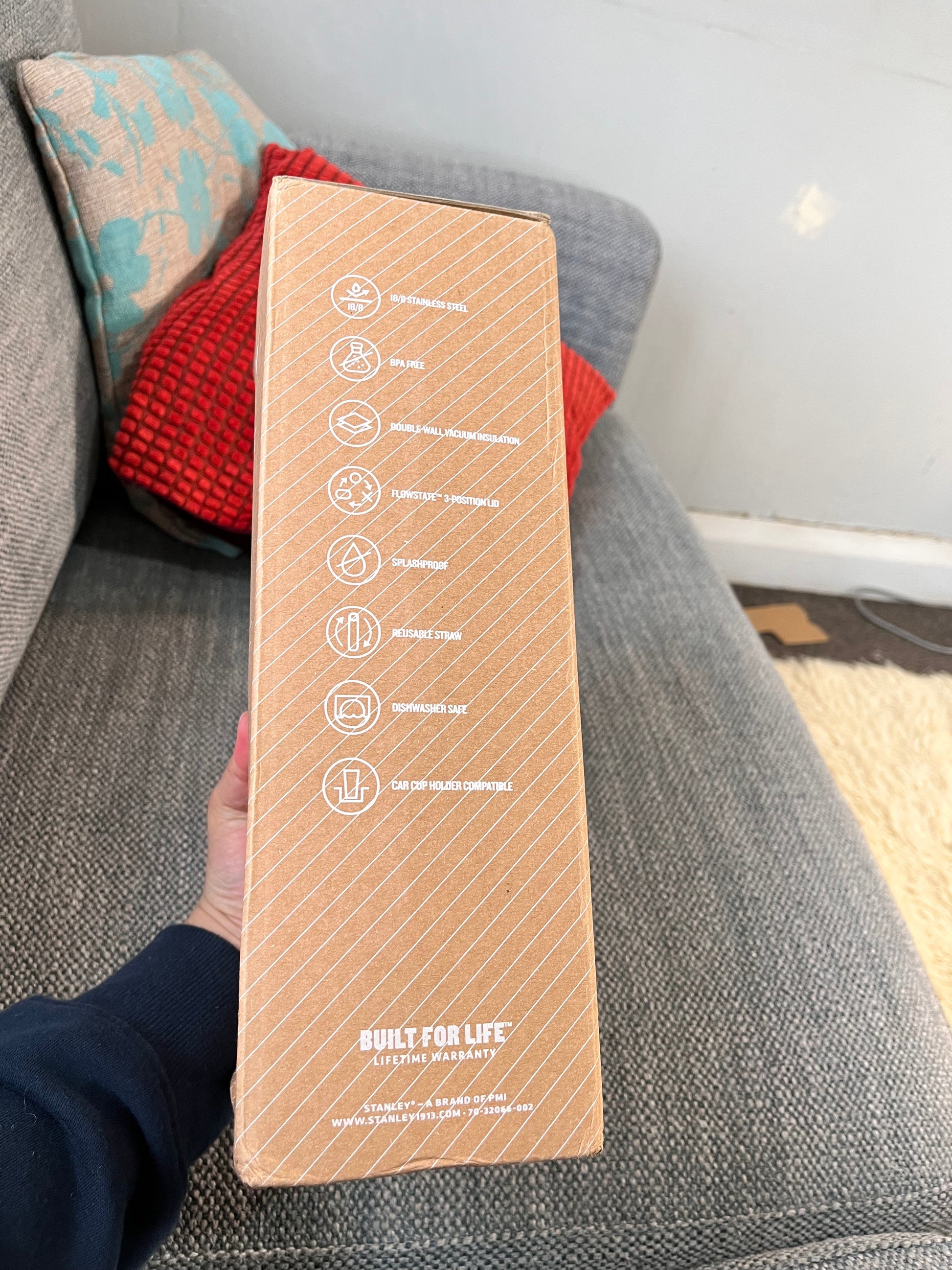 Stanley thumbler Cup with straw 1.18L