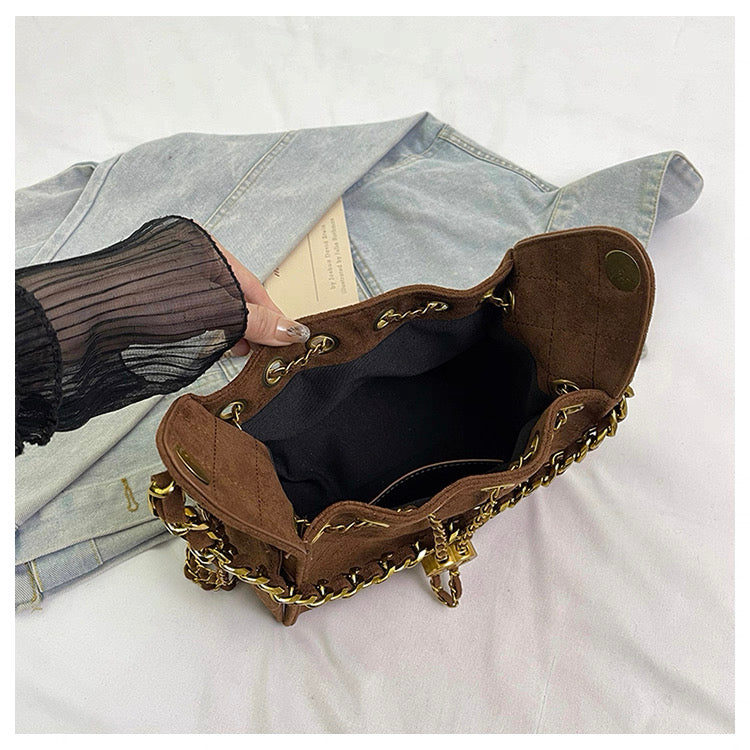 PRE ORDER, DUPE CROSSBODY MATTE LEATHER