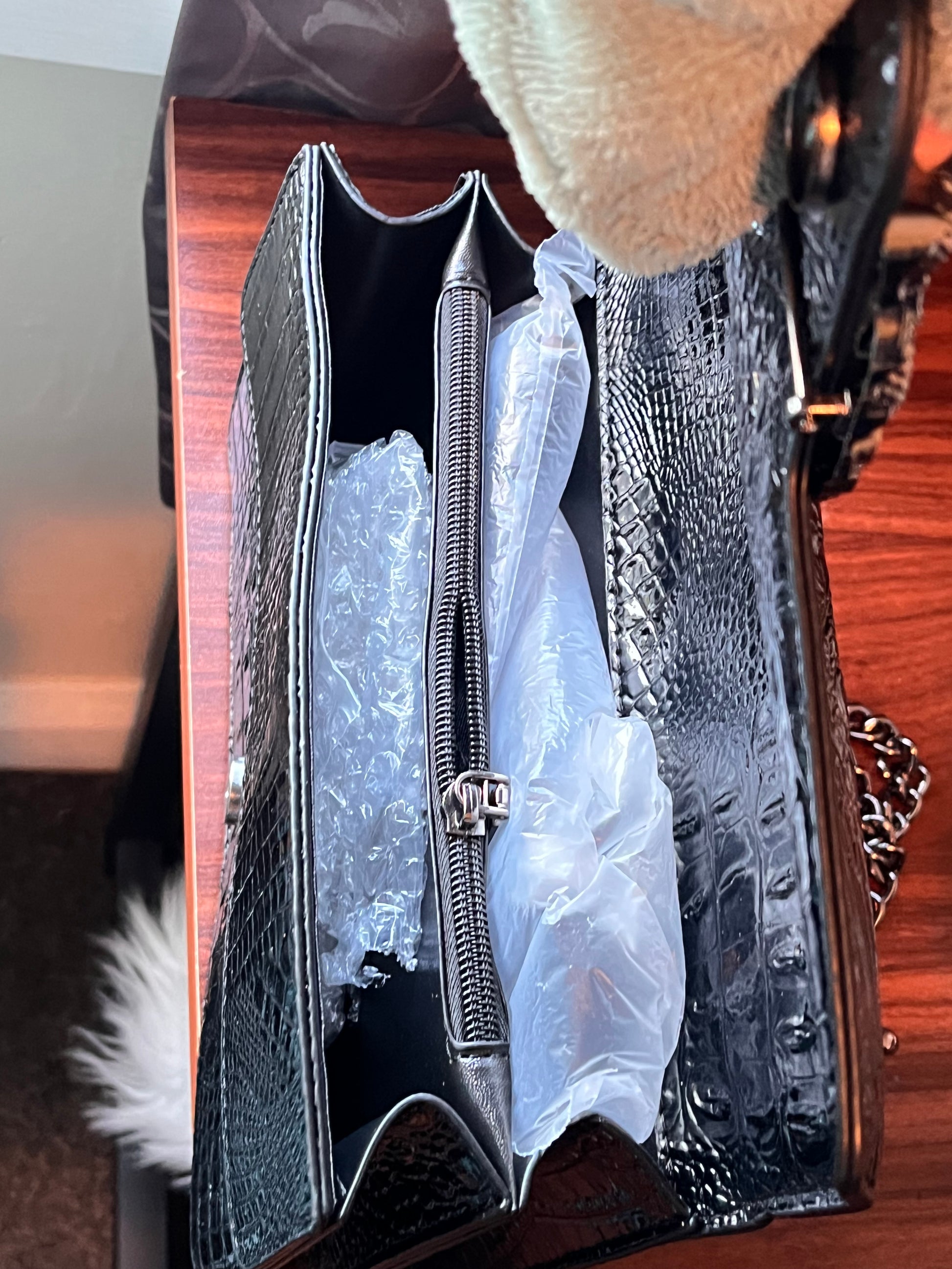 PRE ORDER ! HIGH QUALITY DUPE Retro Crocodile Pattern Bag